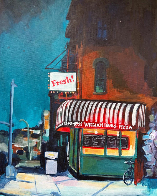 Williamsburg Pizza Print - 8x10 Print