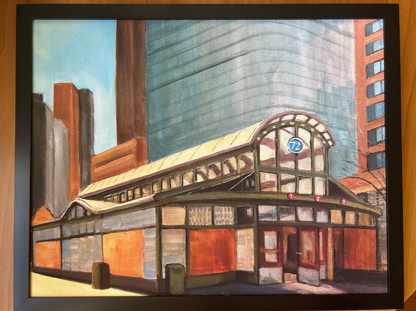 Subway Station Print - 8x10