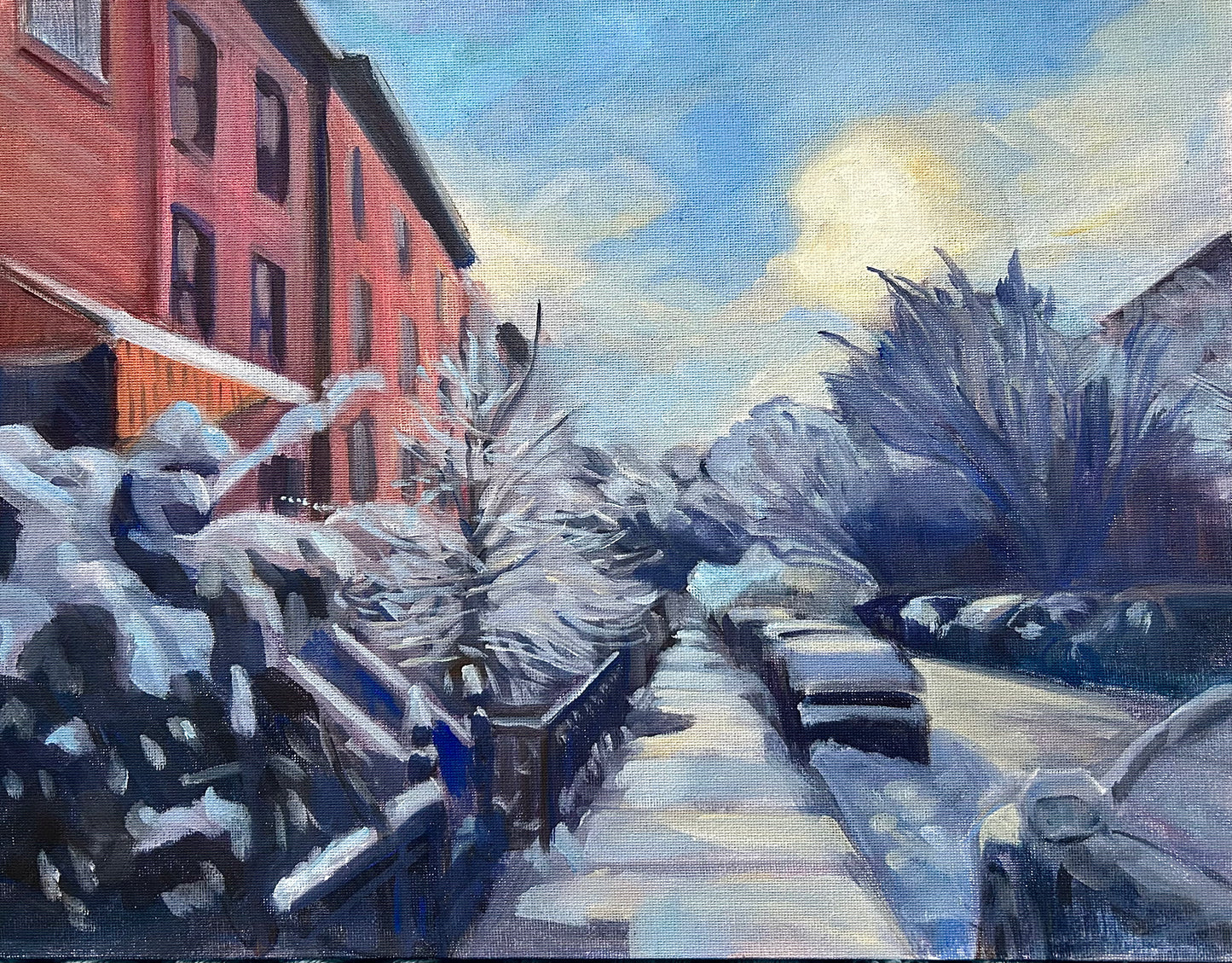 Snowy Street, Hoboken