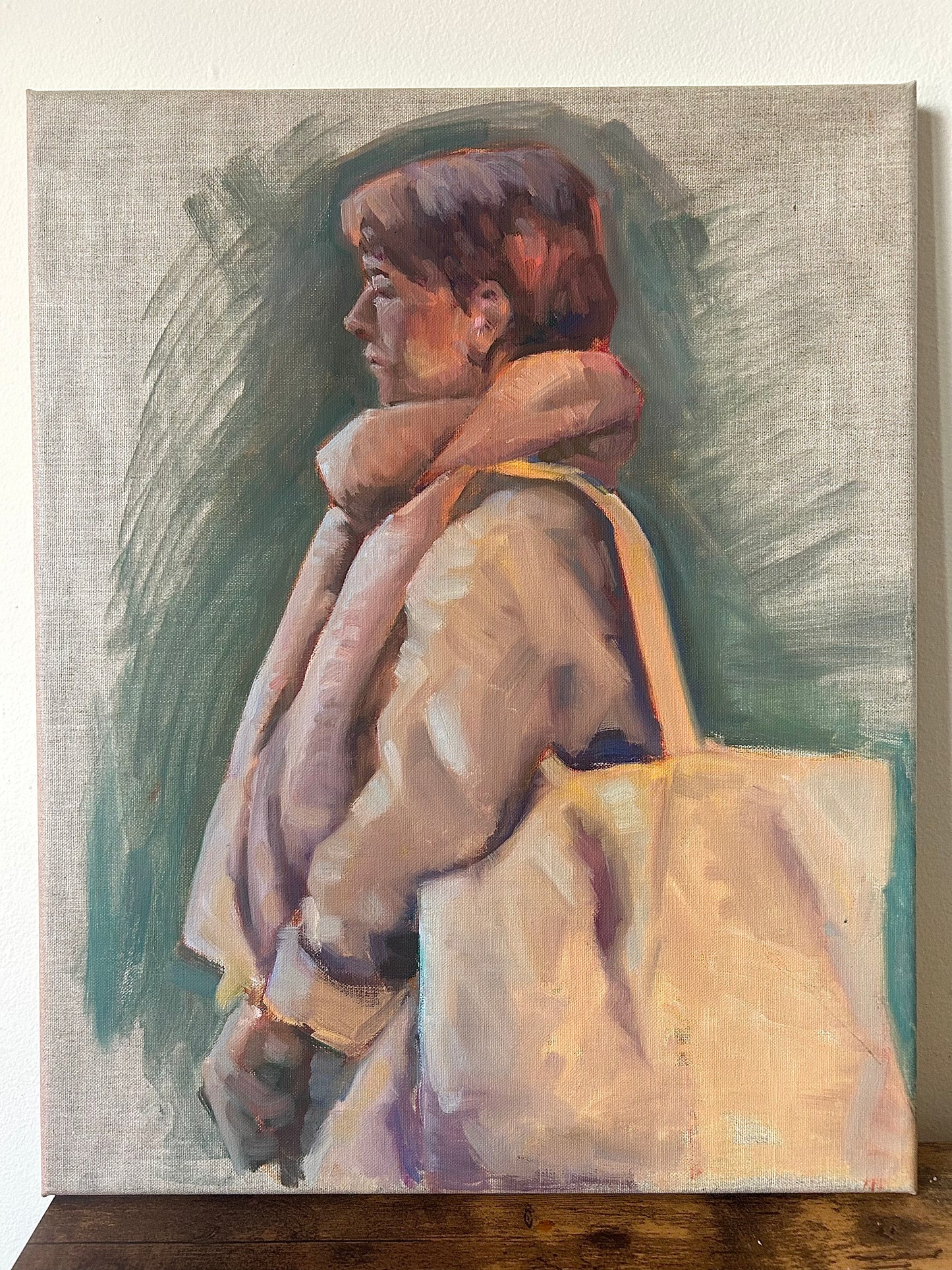 Woman in Scarf - Figure Study
